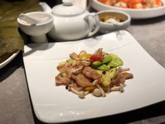 云南小瓜爆爽肉-木守西溪溪隐餐厅
