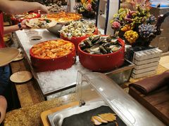 自助取餐区-广州希尔顿逸林酒店-OPEN開·全日制餐厅·海鲜·小火锅·自助餐(东风路店)