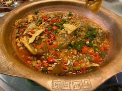 干锅鲜笋小石斑-蜀竹情酒楼(北营房店)