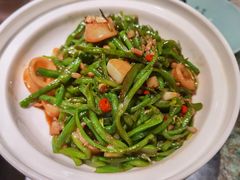 扁豆丝爆炒小管鱿鱼-苏帮袁Sue Cuisine(南开大悦城店)