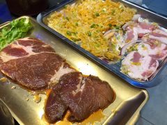 东北酸菜五花肉-坛子李地摊烤肉(罗斯福店)