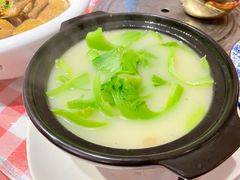 均安烧骨煲大芥菜-龙桥私厨·姜花菊花过桥鱼·顺德菜(容桂店)