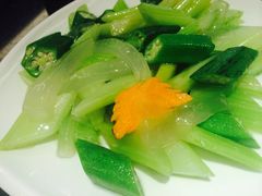 西芹秋葵炒芦荟-圆苑(上海广场店)