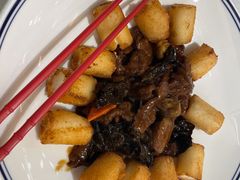 脆皮鲜奶拼蚝油牛肉-和记小菜(东方店)