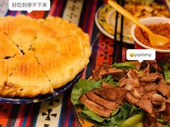 牦牛肉烤饼-卡万金特色藏餐