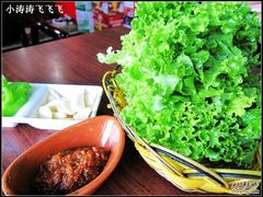 配的生菜，青椒，大蒜，酱-郑阿姨的家·이모네·韩料&烤肉(武川路店)