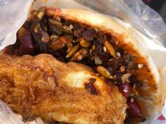 -清真马乐贝腊牛肉蛋黄菜夹馍(马蓉洒金桥店)