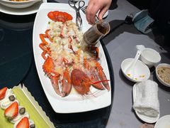 蒜蓉粉丝蒸金牌龙虾-徐记海鲜(明德门店)