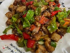 爆炒野生狗鱼块-煲来饱去冷水鱼