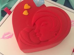 奶茶巧克力小红心儿童蛋糕甜品-法兰之吻蛋糕甜品(大望路店)