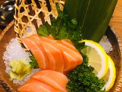 三文鱼刺身-魟阳日式料理(庆春店)