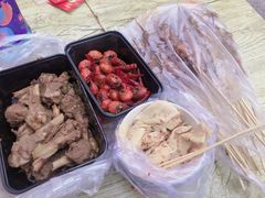 -劳动公园新疆人烤腰子