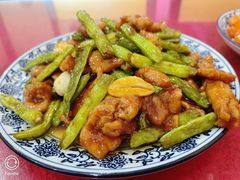 豆角肉片-北大地皖峰饭馆