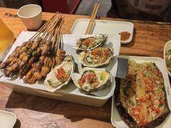 烤羔羊肉串-木屋烧烤(龙湖天街店)