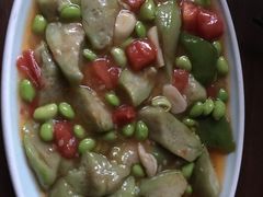 毛豆炒丝瓜-亚克西姆新疆菜(库车店)