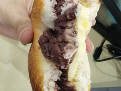海盐芝士奶油红豆贝果-仙峰天然面包(迎宾路店)