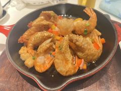 砂锅煎焗大罗氏虾-炳胜品味(深圳湾万象城店)