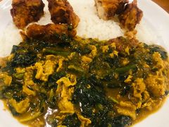 炸鸡块涮煮肉菠菜咖喱饭-COCO壱番屋(北京平安国际金融中心店)