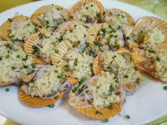 蒜蓉粉丝蒸扇贝-板桥海鲜广场11排2号