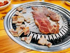 烤五花肉-釜山港炭火烤肉(敦和店)