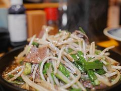 牛肝韭菜炒豆芽-九州酒场ひこぞう(1号店)