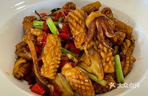 Spicy Stir-fried Fresh Squid