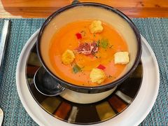西班牙番茄冷汤配伊比利亚火腿-帕歌西班牙餐厅paco tapas