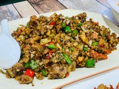 水落菜炒猪油渣-南雄雄州土菜餐厅(粤北大厦店)