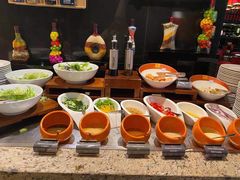 自助调料区-上海锦江汤臣洲际大酒店壹阶层