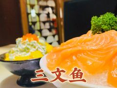 12片法罗三文鱼薄切-羽寿司(东方宝泰店)