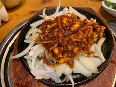 铁板鱿鱼须-喇喇排骨火锅·传统韩式脊骨汤(望京西园总店)