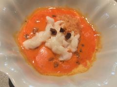 鸡枞菌蛋蒸大花虾丸子-新荣记(新源南路店)