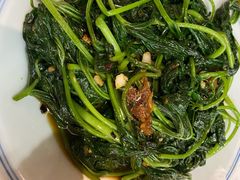 蒜蓉炒番薯叶-大榕树下顺德菜(融创茂店)