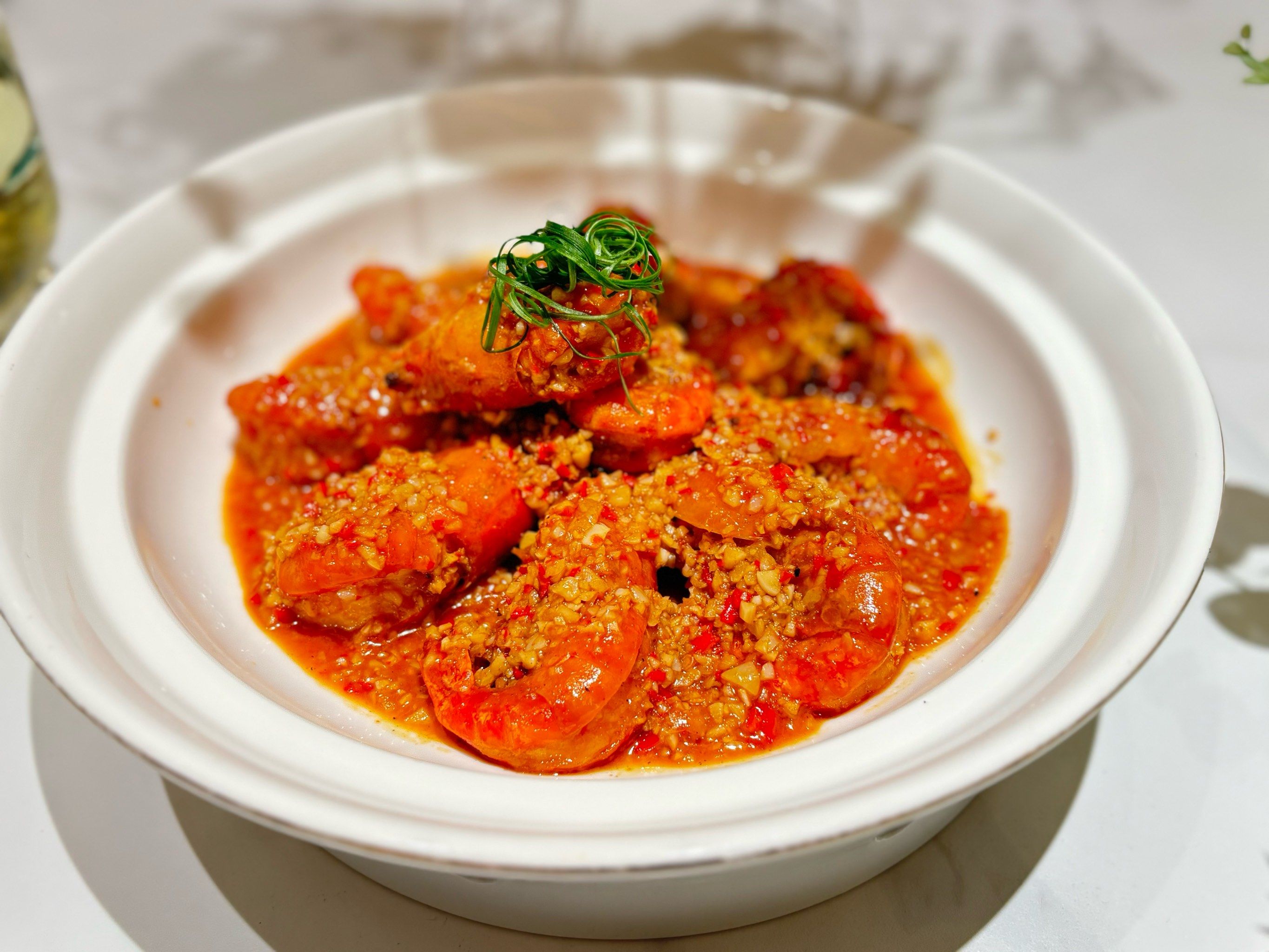 口味罗氏虾是一道色香味俱佳的美食.罗氏虾