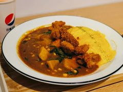 炸鸡块咖喱蛋包饭套餐-池奈·日式咖喱蛋包饭(老城根Gpark店)