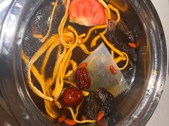 羊肚菌锅底-一叶一世界•素食餐厅(环球中心店)