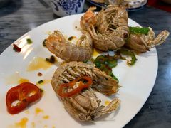 椒盐濑尿虾-海上驿站渔家菜馆