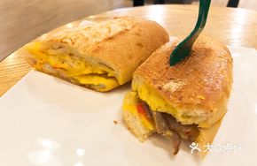 Layered Beef Baguette