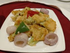 花菜酿虾滑-弘雅饭店