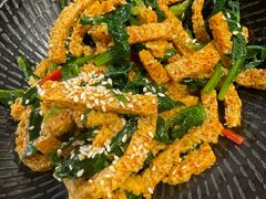 菠菜拌面筋-贯贯吉·清真餐厅(浙江中路店)