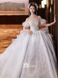 点击看大图 -艾拉·女王婚纱礼服馆