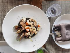 海鲜墨鱼汁面-喜洲吧·江畔老船厂·庭院餐厅(喜临院店)