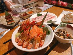 三文鱼刺身-赤坂亭·M9和牛烧肉·铁板烧(合肥万象城店)