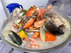 海鲜猪骨煲-凤城康记饭店