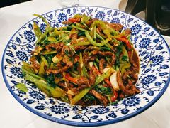 香菜炒牛肉丝-新新湘菜馆(新中街二条店)