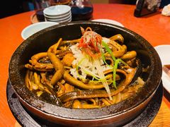 石锅淮扬鳝丝煲-镇江苏宁万豪酒店-苏筵中餐厅