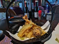 北海道大虾天妇罗配日本南瓜番薯-羽山料理