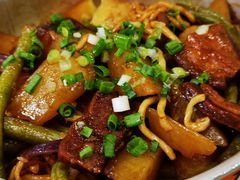 豆角五花肉焖面-晋宝章大同刀削面(和平里店)