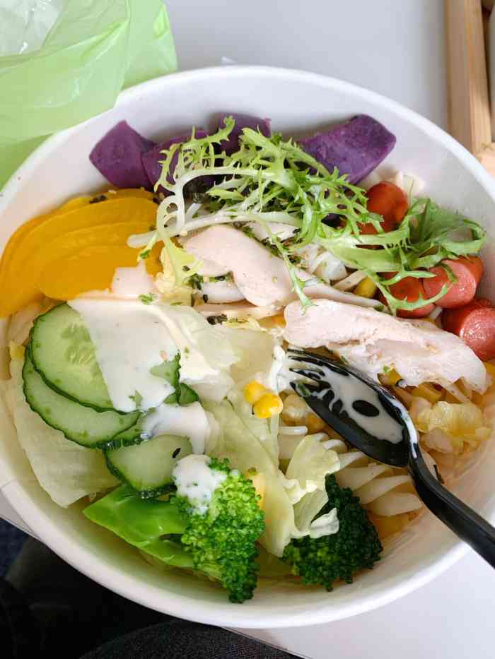 yaso沙拉(五里牌店)-"叫的外卖 送餐速度很快 这种不需要烹饪加.