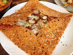 熏肉鸡蛋芝士奶油蘑菇可丽饼-RAC BAR(安福路店)